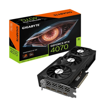 کارت گرافیک گیگابایت مدل GeForce RTX 4070 WINDFORCE OC 12G