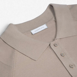 پولوشرت آستین کوتاه مردانه مدل GD-s-18532080 رنگ خاکی