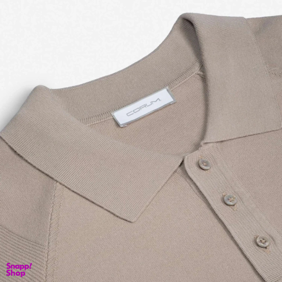 پولوشرت آستین کوتاه مردانه مدل GD-s-18532080 رنگ خاکی