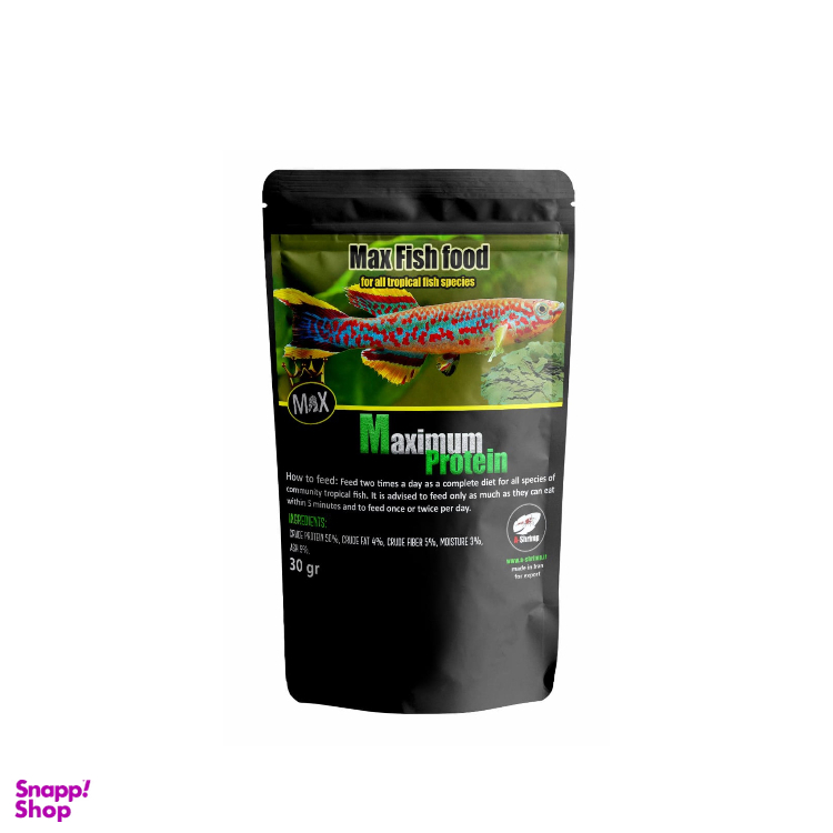 غذا پولکی ای شریمپ مدل Maximum Protein وزن 30 گرم