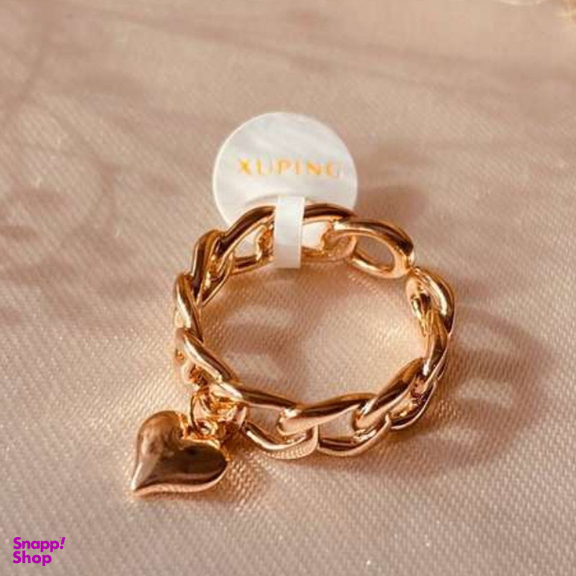 انگشتر زنانه ژوپینگ مدل قلب آویز کد XP 027