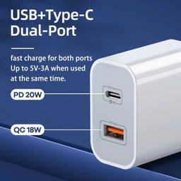 شارژر دیواری 20 وات ریمکس مدل Fast Charge Apple