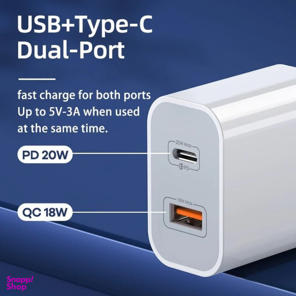 شارژر دیواری 20 وات ریمکس مدل Fast Charge Apple