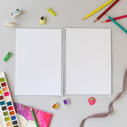 دفتر نقاشی 50 برگ دایان طرح کرومی 02 مجموعه چهار عددی