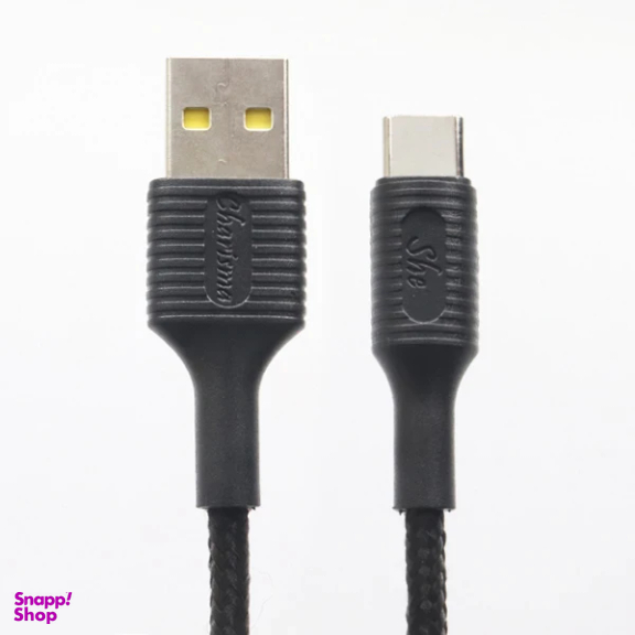 کابل تبدیل USB به Type-C شی کاریزما مدل صبا طول 1.2 متر
