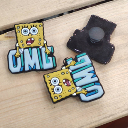 پیکسل جیبیتز استیکر کراکس مدل باب اسفنجی