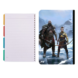 کلاسور طرح بازی god of war کد 290 به همراه کاغذ کلاسور