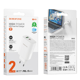 شارژر دیواری 65 وات بروفون مدل BN10 USB