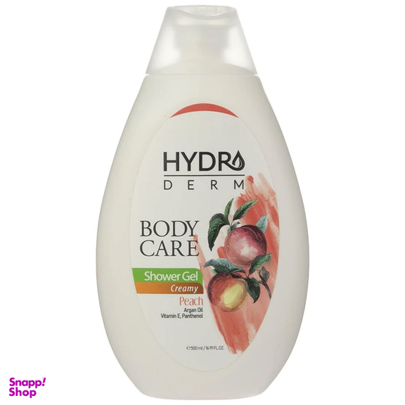شامپو بدن هیدرودرم (Hydroderm) مدل Peach وزن 500 گرم