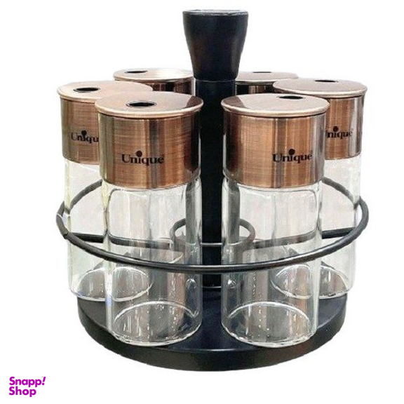 ست جای ادویه 6 پارچه یونیک مدل UN-1642