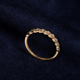 انگشتر طلا 18 عیار زنانه جواهری سون کد 3214