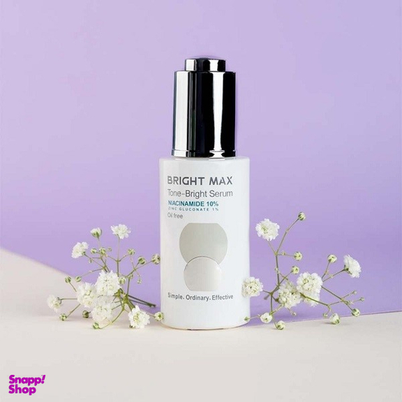 سرم روشن کننده برایت مکس مدل نیاسینامید 10% حجم 30 میلی لیتر مجموعه 2 عددی