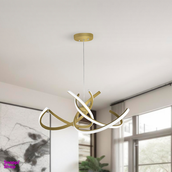 لوستر آویز مدرن چشمه نور کد L6382/4-A