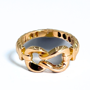 انگشتر طلا 18 عیار زنانه مدل بی نهایت کد 02