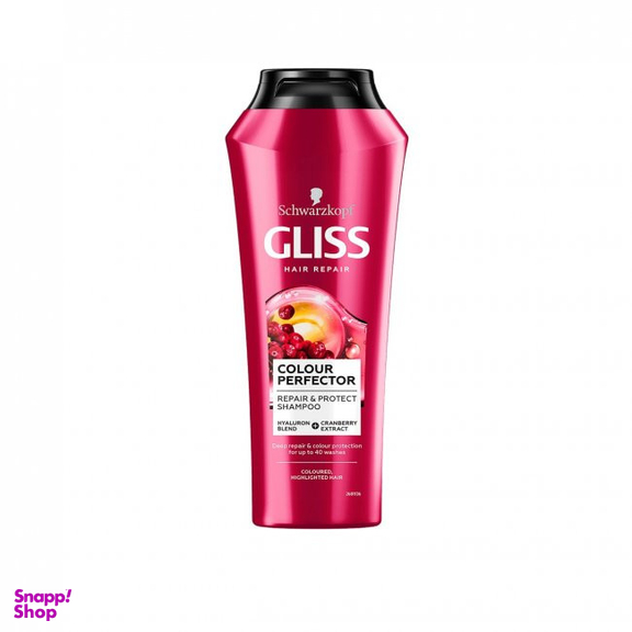 شامپو تثبیت کننده رنگ مو گلیس مدل cp حجم 500 میلی لیتر