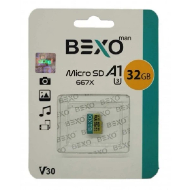 کارت حافظه MicroSDXC بکسو مدل 667X کلاس 10 استاندارد UHS-IU3 100mb ظرفیت 32 گیگابایت