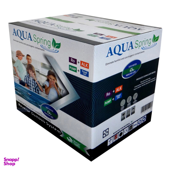 دستگاه تصفیه کننده آب خانگی آکوآ اسپرینگ مدل RO-S151 به همراه فیلتر بسته 4 عددی