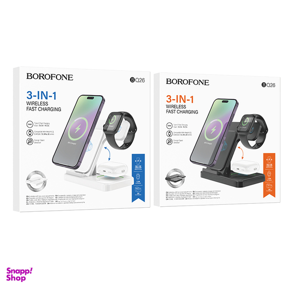 داک شارژر مغناطیسی 15 وات بروفون مدل BQ26 USB-C