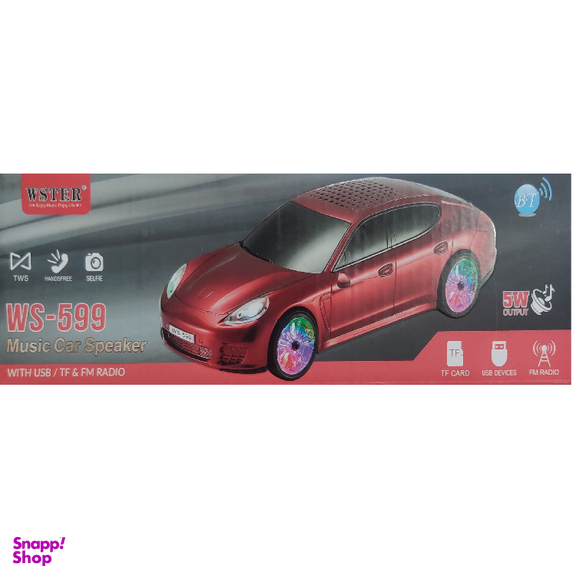 اسپیکر بلوتوثی وستر طرح ماشین کد WS-599