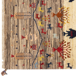 گبه دستباف سی پرشیا کد 122132 سایز 147x100 سانتی‌ متر