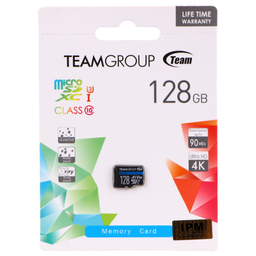کارت حافظه microSDXC تیم گروپ مدل A1 V30 U3 C10 ظرفیت 128 گیگابایت