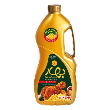روغن مخصوص سرخ کردنی کم جذب بهار حجم 1800 میلی لیتر
