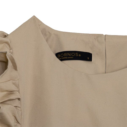 تاپ زنانه برنس مدل سورنا رنگ کرم