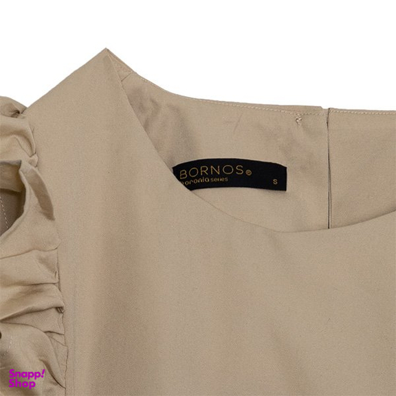 تاپ زنانه برنس مدل سورنا رنگ کرم