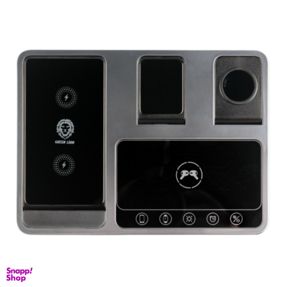 شارژر رومیزی گرین لاین مدل GN3IN1WCSBK