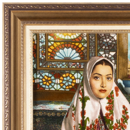 تابلو فرش دستباف سی پرشیا مدل دختر کاشان کد 903611