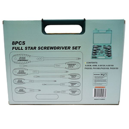 پیچ گوشتی جانزوی مدل D04PP08S  مجموعه 8 عددی