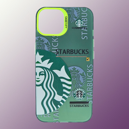 قاب گوشی موبایل مدل استاربکس کد کافی مناسب برای اپل iPhone 13 / 14