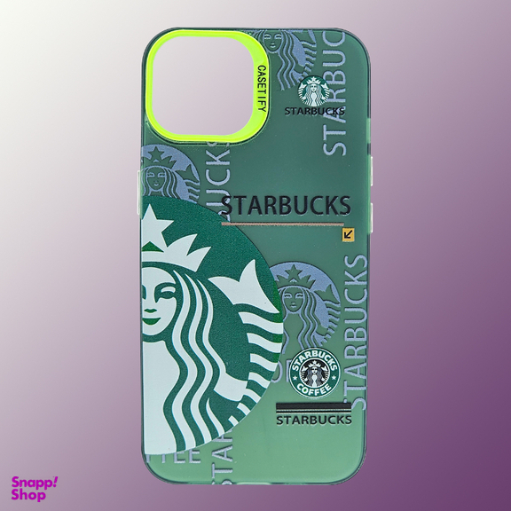 قاب گوشی موبایل مدل استاربکس کد کافی مناسب برای اپل iPhone 13 / 14