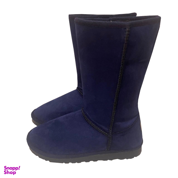 بوت زنانه طرح آگ کد A12 رنگ سرمه ای