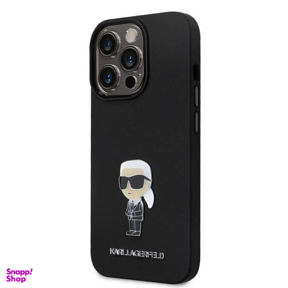 کاور گوشی موبایل کارل لاگرفلد مدل Silicone مناسب برای اپل iPhone 15 Pro
