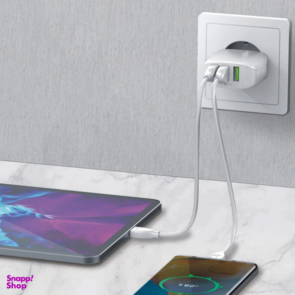 شارژر دیواری 17 وات کینگ استار مدل KW163A PD به همراه کابل MicroUSB