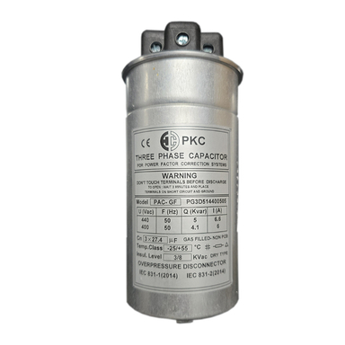خازن سه فاز سیلندری روغنی مدل PKC 440V ،5 KVAR