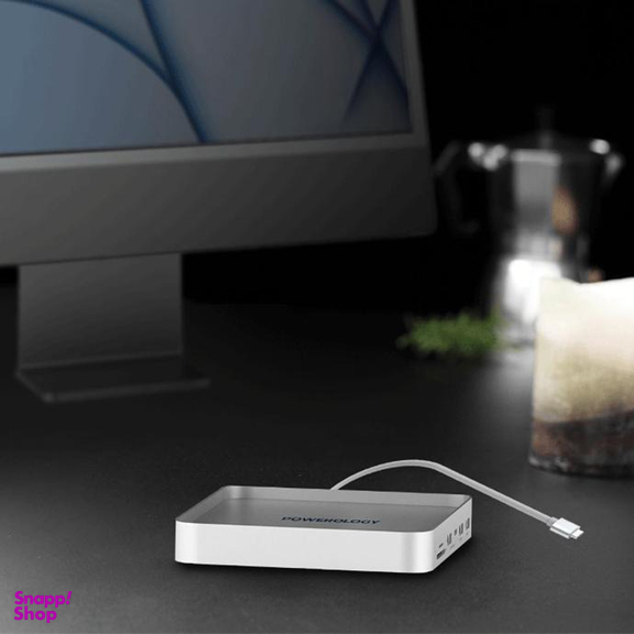 هاب 6 کاره Type-C پاورولوژی مدل USB Hub & Stand