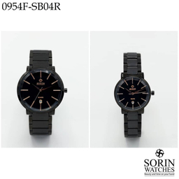 ست ساعت مچی عقربه ای زنانه و مردانه سورین مدل GL0954F-SB04R