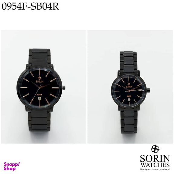 ست ساعت مچی عقربه ای زنانه و مردانه سورین مدل GL0954F-SB04R