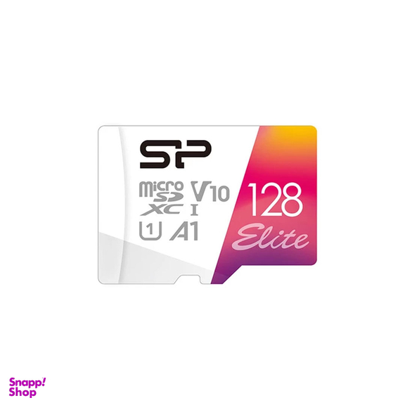 کارت حافظه microSDXC سیلیکون پاور مدل Colorful Elite کلاس 10 استاندارد UHC-I U1 سرعت 100MBps ظرفیت 128 گیگابایت به همراه آداپتور SD