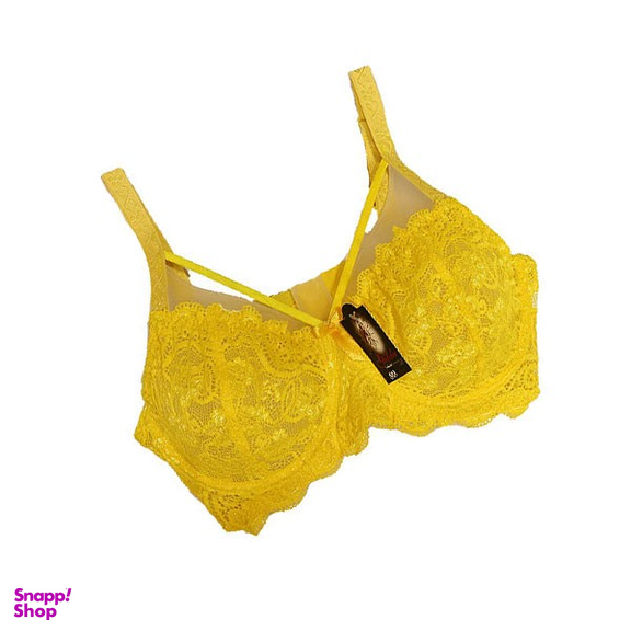 سوتین گیپور هارنس دار کد 3027 رنگ زرد