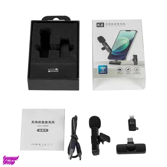 میکروفون بی سیم یقه ای مدل Wireless Lavalier