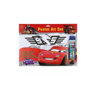 بسته رنگ آمیزی کلیپس طرح ماشین ها سایز A3