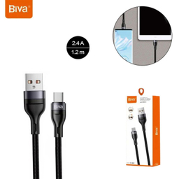 کابل فست شارژ Type-C بیوا مدل C-08T طول 1 متر