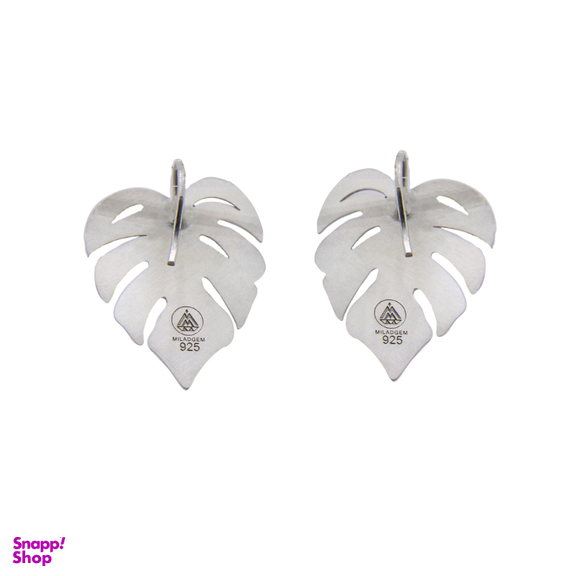 گوشواره زنانه مدل برگ انجیری مونسا 34