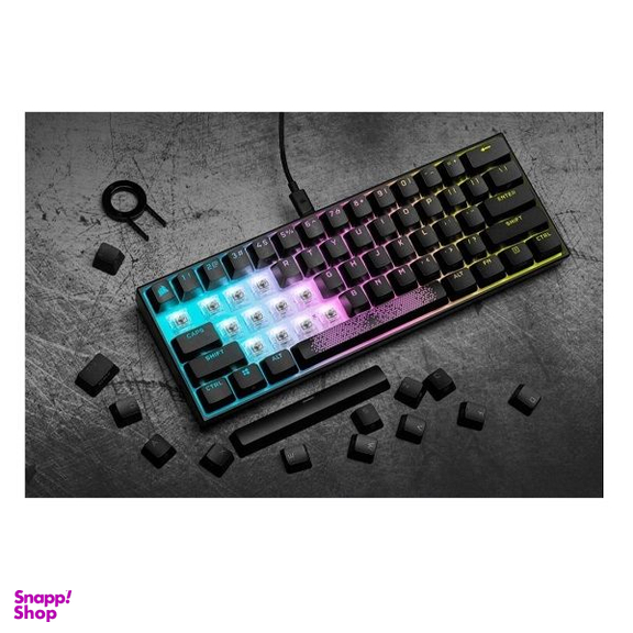 کیبورد مخصوص بازی کورسیر مدل K65 RGB MINI MXRED