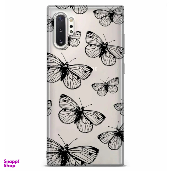 کاور گوشی موبایل مگافون طرح پروانه مدل C54-B مناسب سامسونگ Galaxy Note 10 Plus