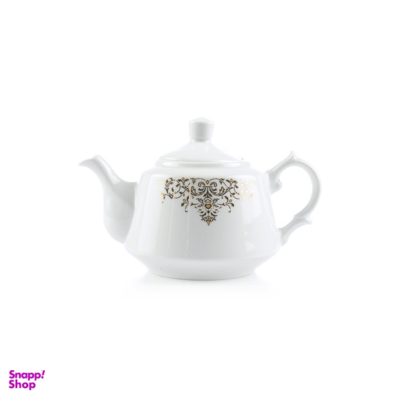 قوری چینی زرین ایران مدل لندنی 5 مونت کارلو طلائی درجه یک