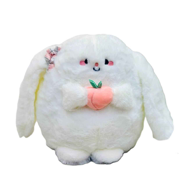 عروسک مدل خرگوش هلو به دست ارتفاع 20 سانتی متر